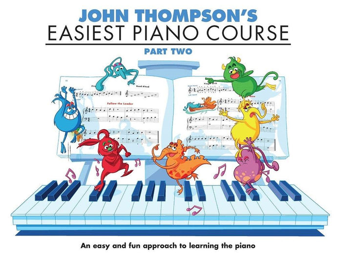 Beginner piano book part 2 with exercises and drills

