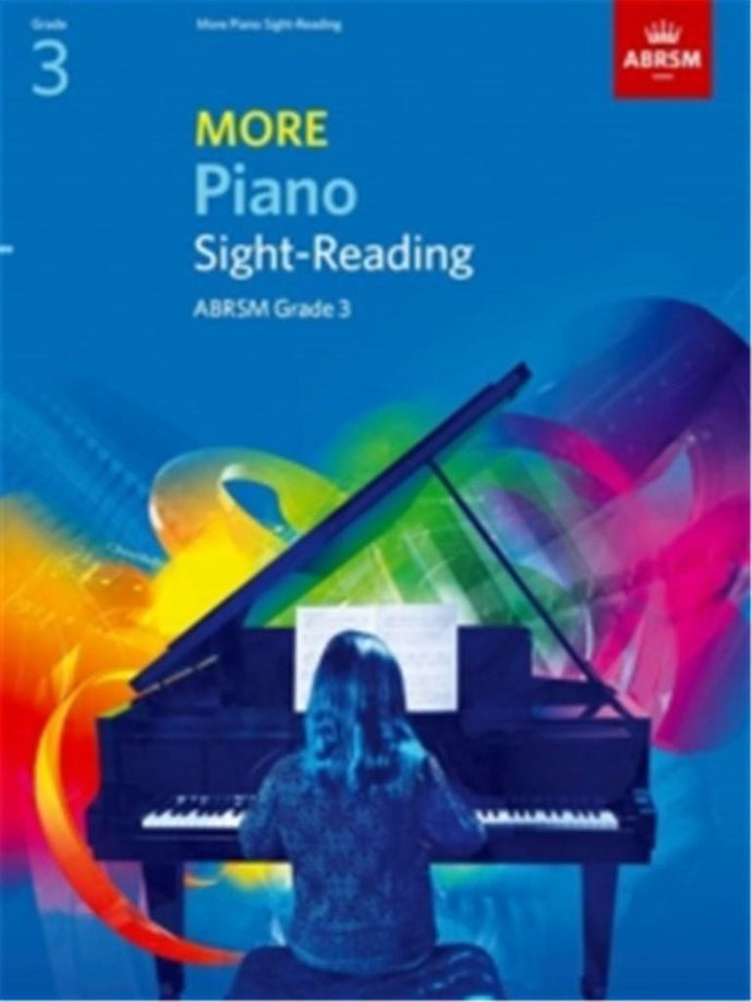 Grade 3 More Piano Sight-Reading book cover by ABRSM.
