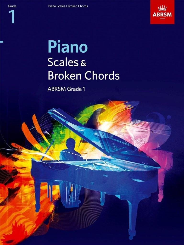 Grade 1 ABRSM Piano Scales and Broken Chords book cover.