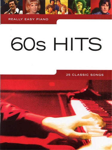 Easy piano book with classic 60s pop and rock songs

