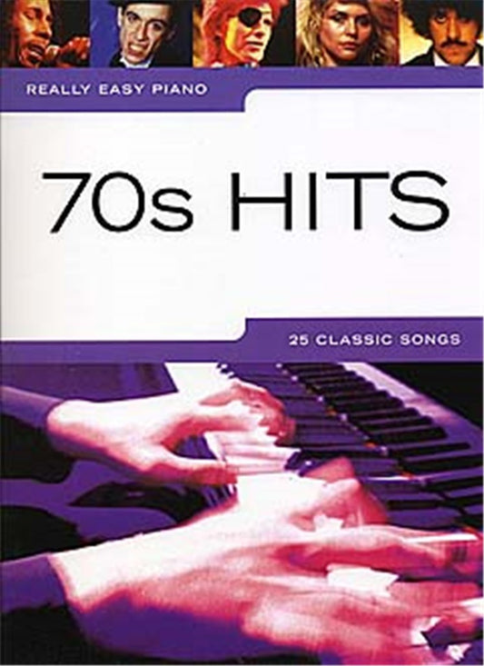 Beginner piano arrangements of popular 70s pop and rock hits

