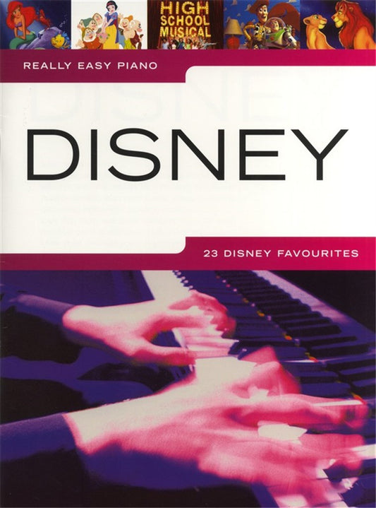 Easy piano sheet music of Disney movie soundtracks


