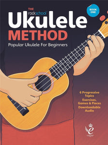 Beginner ukulele method book with audio and practice tracks

