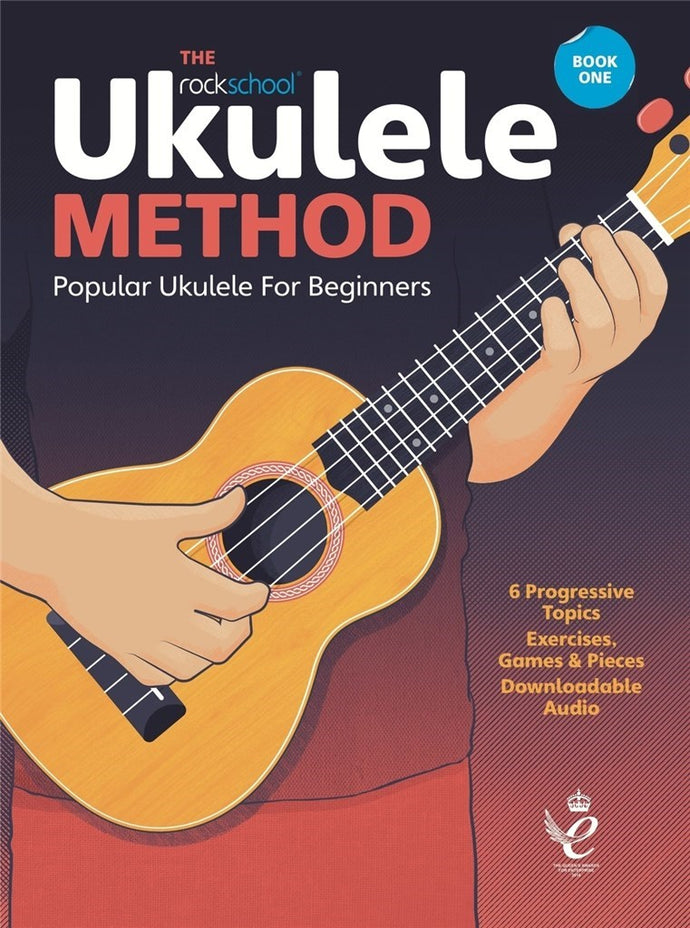 Beginner ukulele method book with audio and practice tracks

