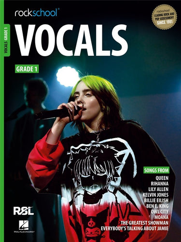 Grade 1 vocal exam song list from RSL syllabus

