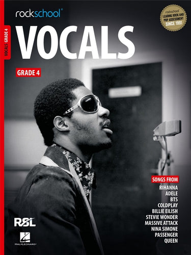 Vocal song selection from Rockschool Grade 4 2021

