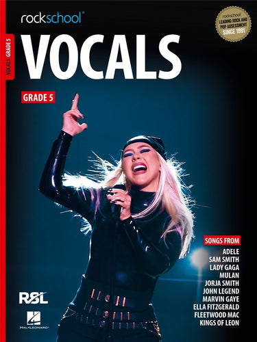 Song list preview from Rockschool Vocals Grade 5 2021

