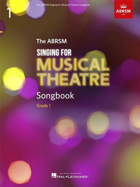 ABRSM Singing for Musical Theatre Songbook Grade 1 cover.
